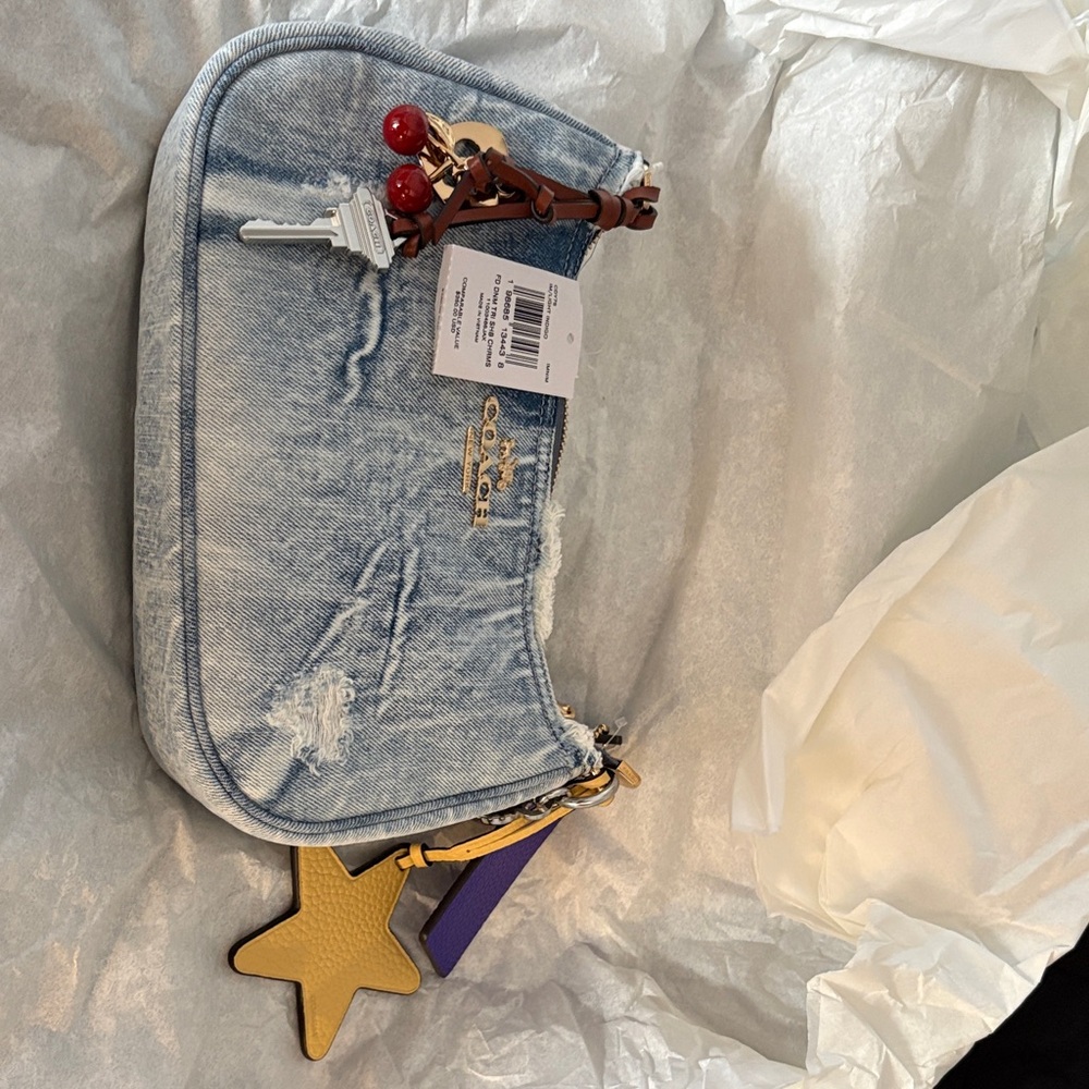 Coach Denim With All Original Charms. authentic - Picture 4 of 9
